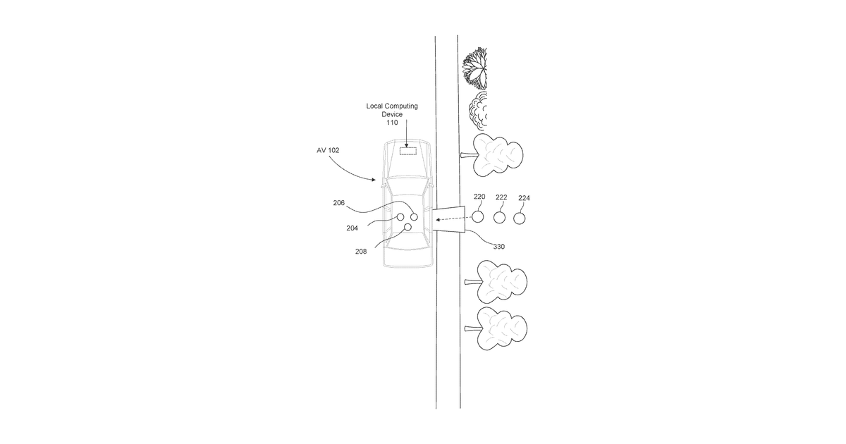 Patent drawing for Autonomous vehicle cabin and controller to manage a fleet of robots