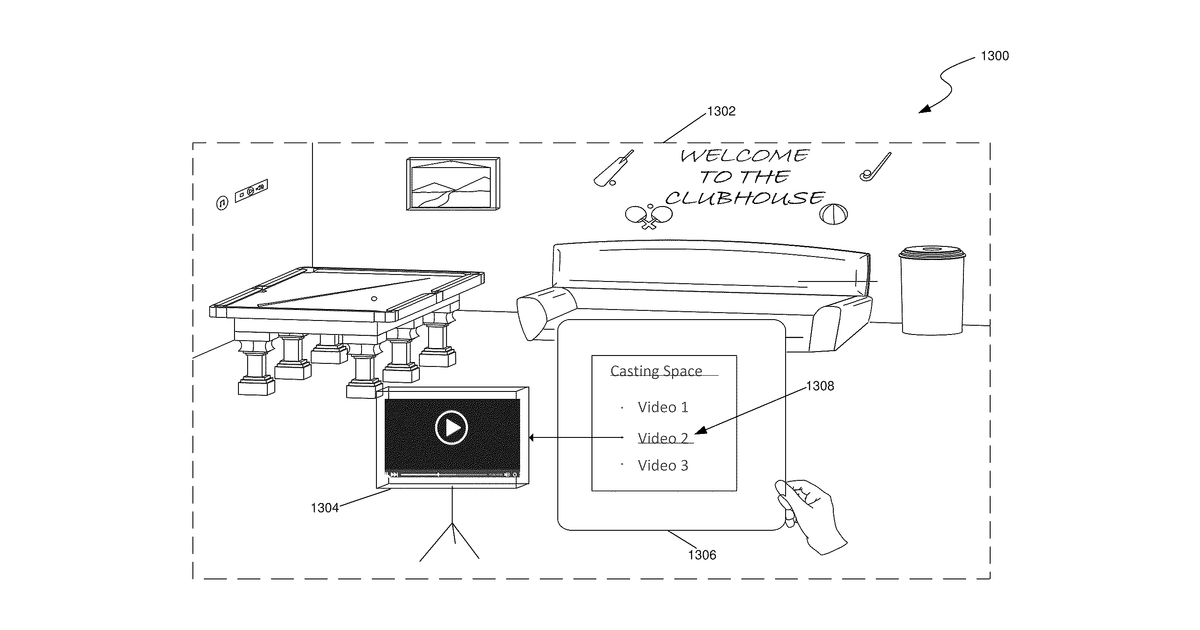 Patent drawing for Virtual personal interface for control and travel between virtual worlds