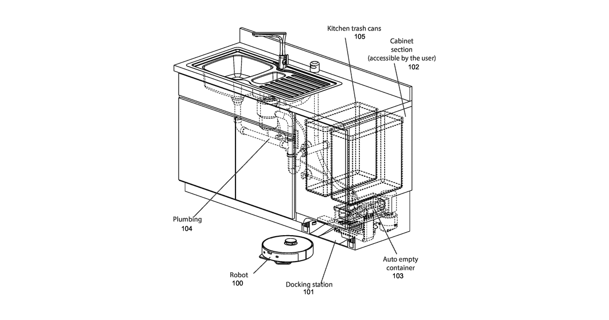 Patent drawing for Stationary service appliance for a poly functional roaming device