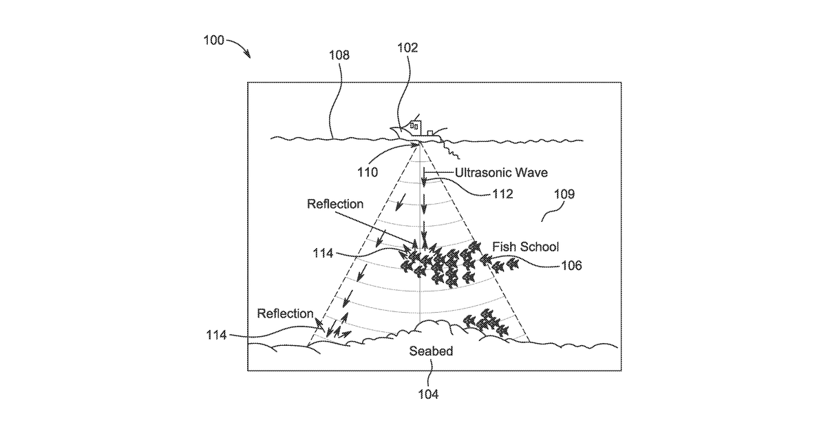 Patent drawing for Fish finder system and method