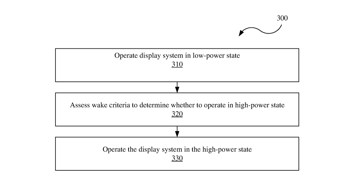 Patent drawing for Display system