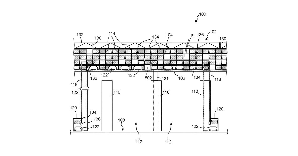 Patent drawing for Systems and methods of storing and retrieving retail store product inventory