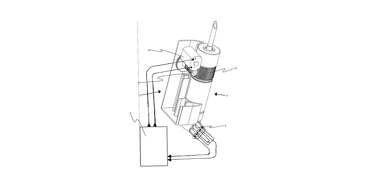 Patent drawing for Fluid flow meter for gravity fed intravenous fluid delivery systems