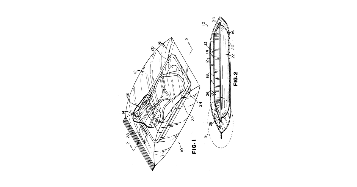 Patent drawing for Modified atmosphere packages and methods for making the same