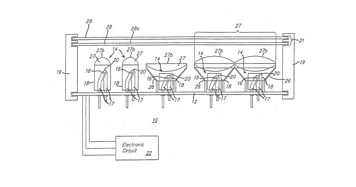 Patent drawing for Light emitting assembly