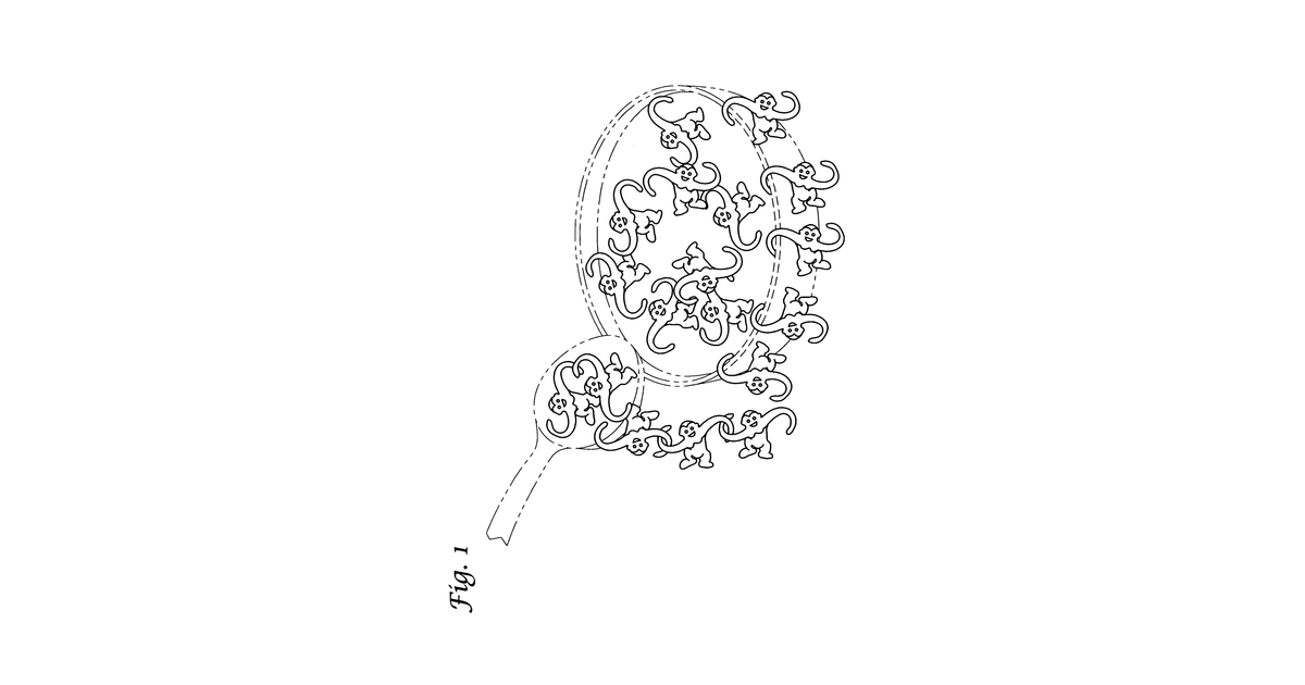 Patent drawing for Edible novelty products