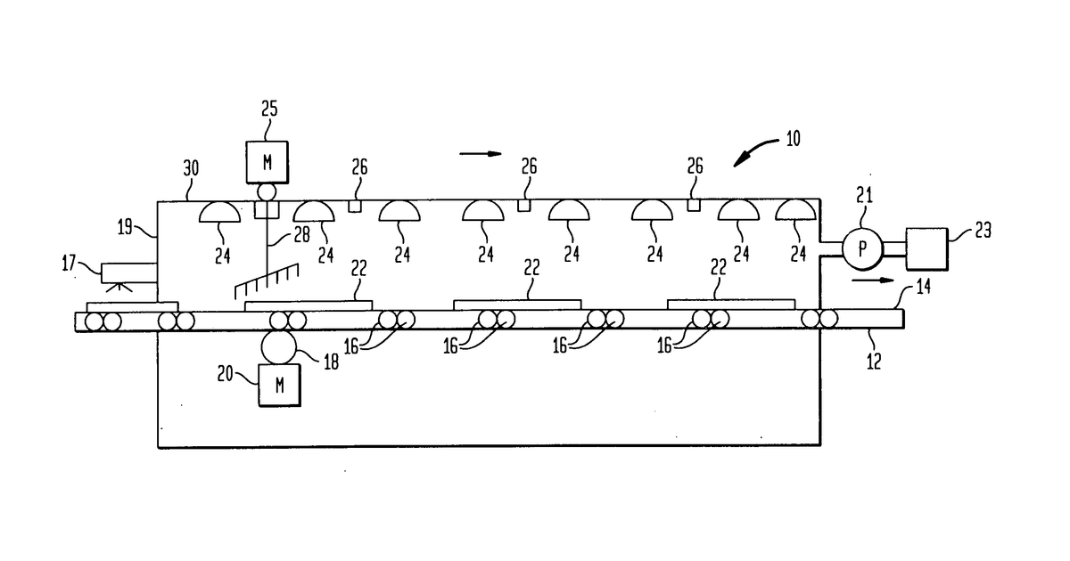 Patent drawing for Sanitizing device and method for sanitizing articles