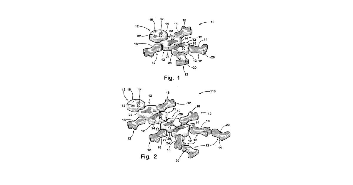 Patent drawing for Aerated confection puzzle