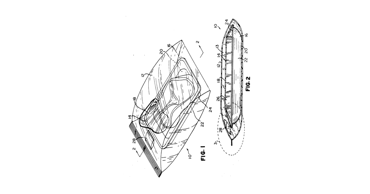 Patent drawing for Method of forming a modified atmospheric package