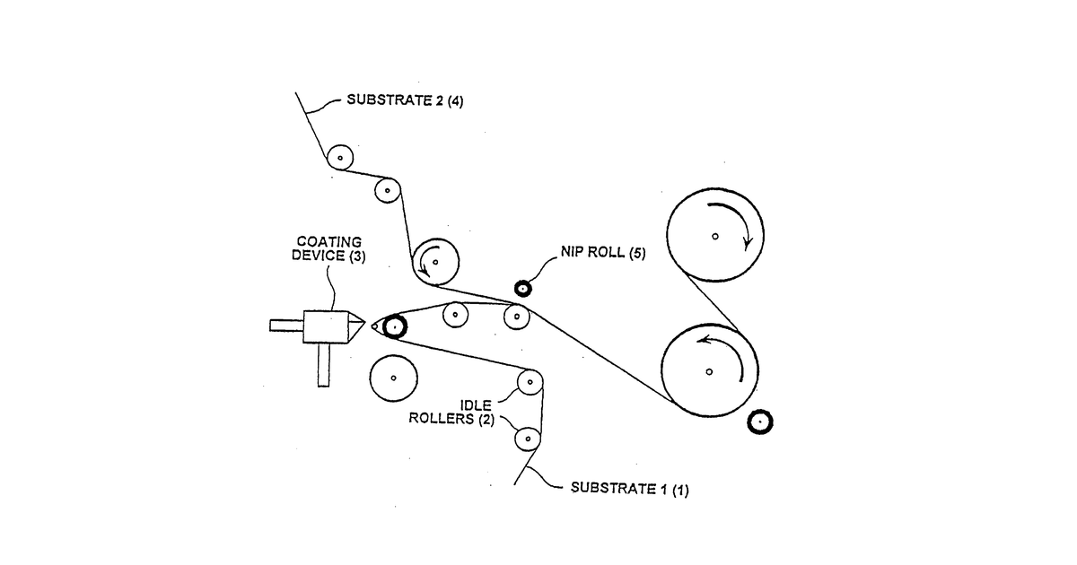 Patent drawing for Food packaging laminates