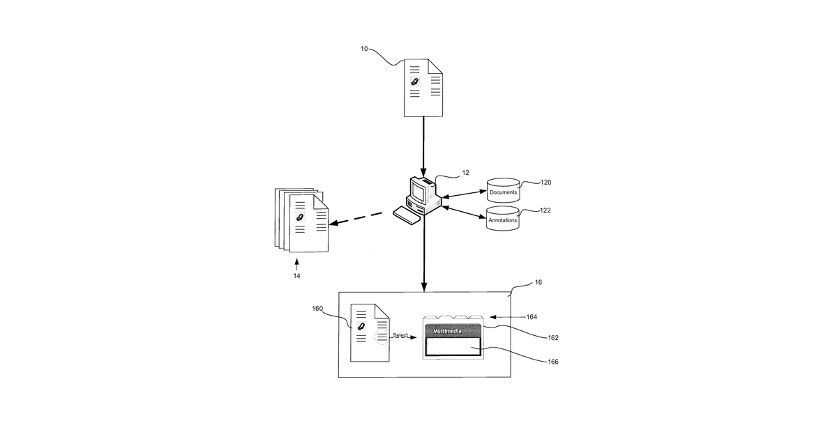 Patent drawing for Interactive learning and assessment platform