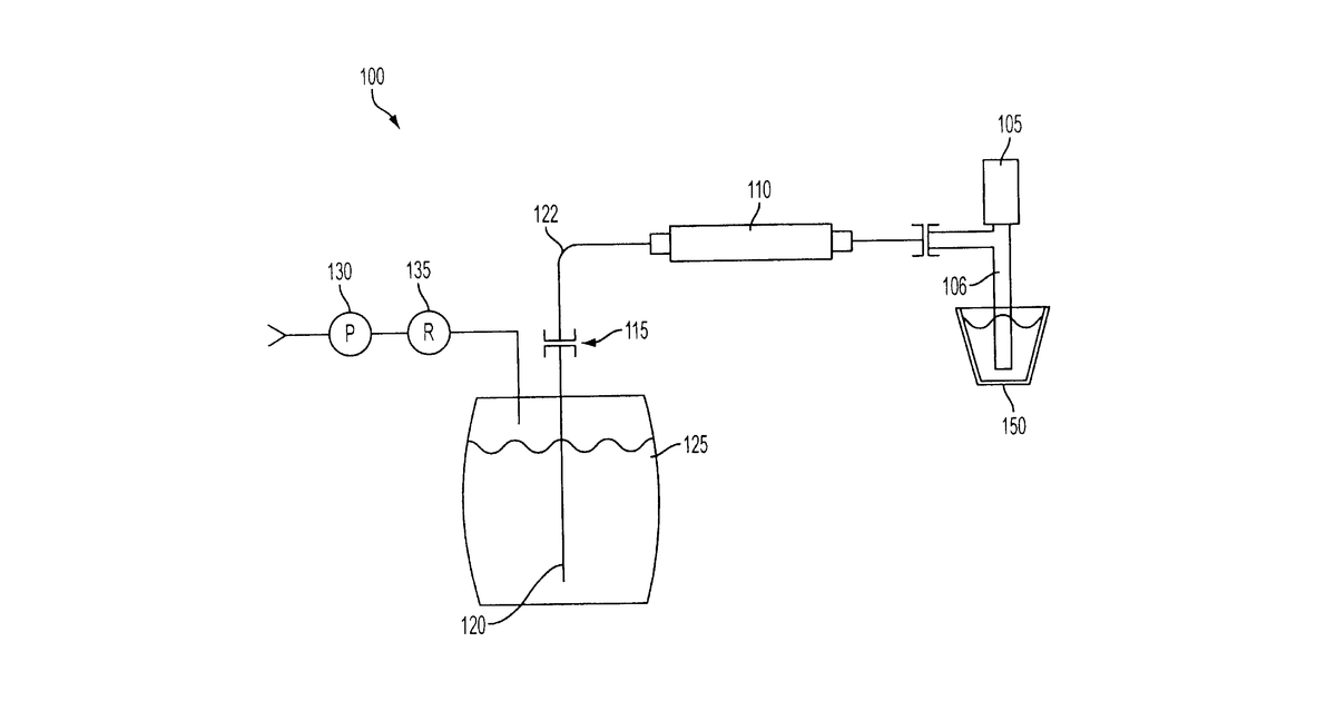 Patent drawing for Beverage dispensing