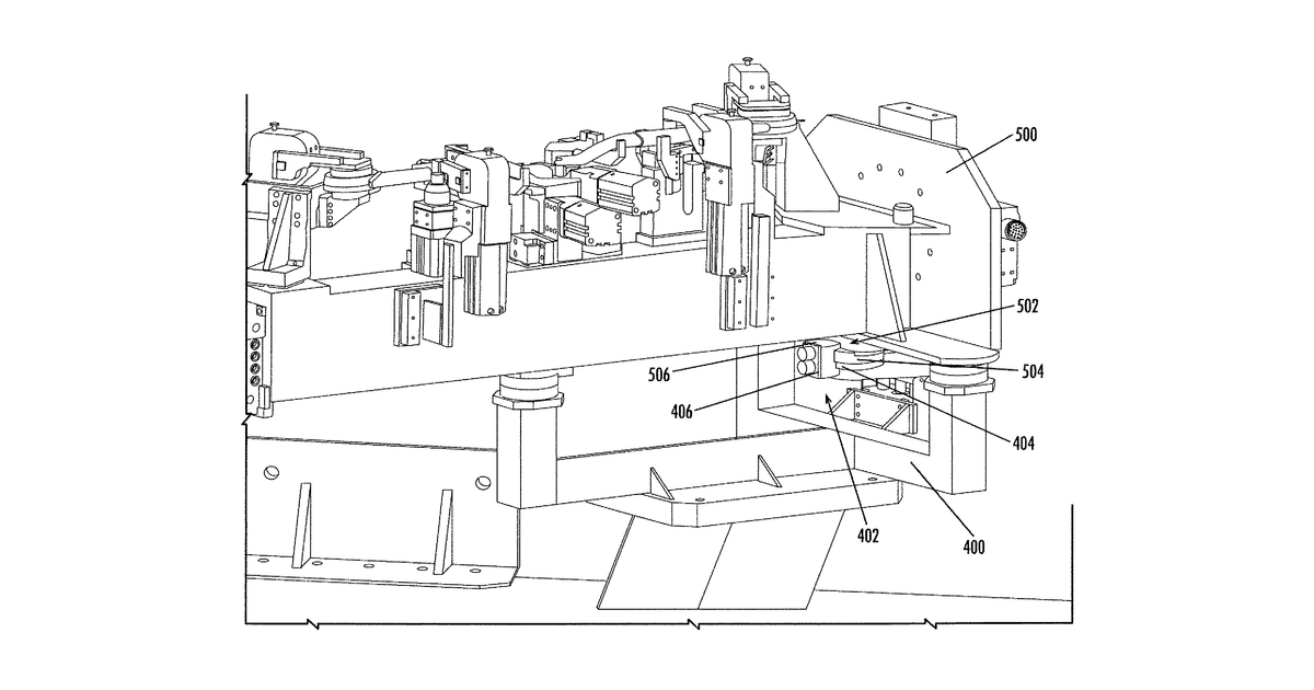 Patent drawing for Systems, methods, and apparatus for providing continuous power to a fixture in a manufacturing process