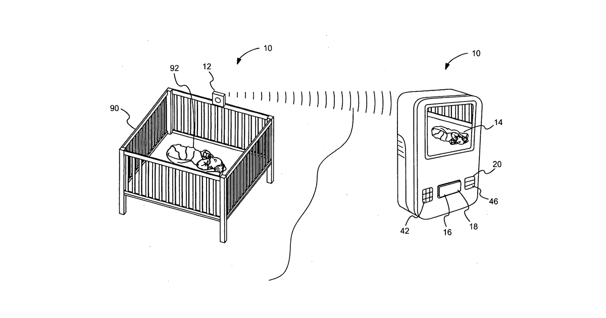 Patent drawing for Electronic baby remote viewer