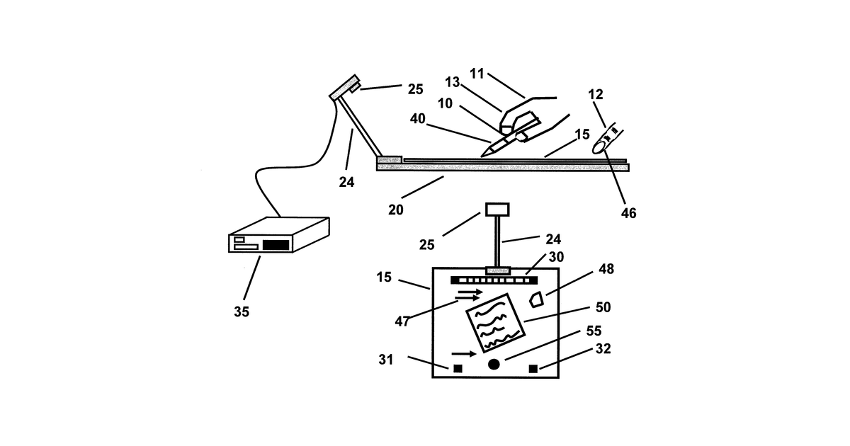 Patent drawing for Computer based aids for independent living and health