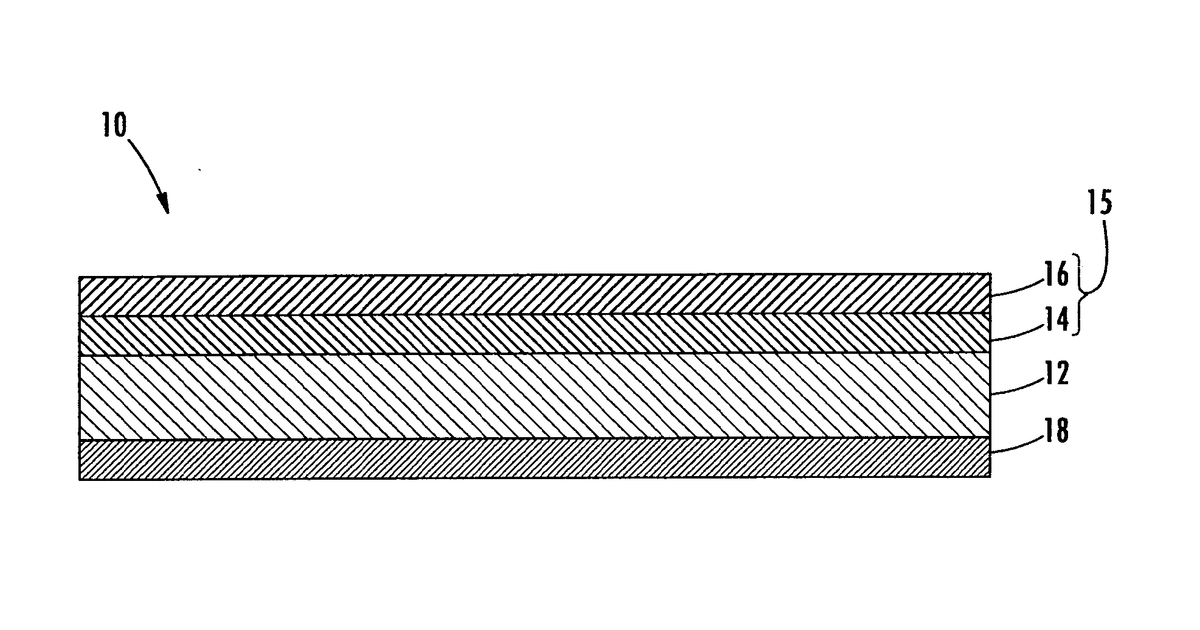 Patent drawing for Ink-jet media having supporting intermediate coatings and microporous top coatings