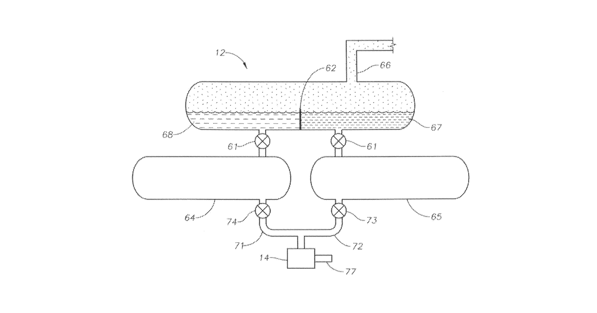 Patent drawing for Flow Back Recovery System
