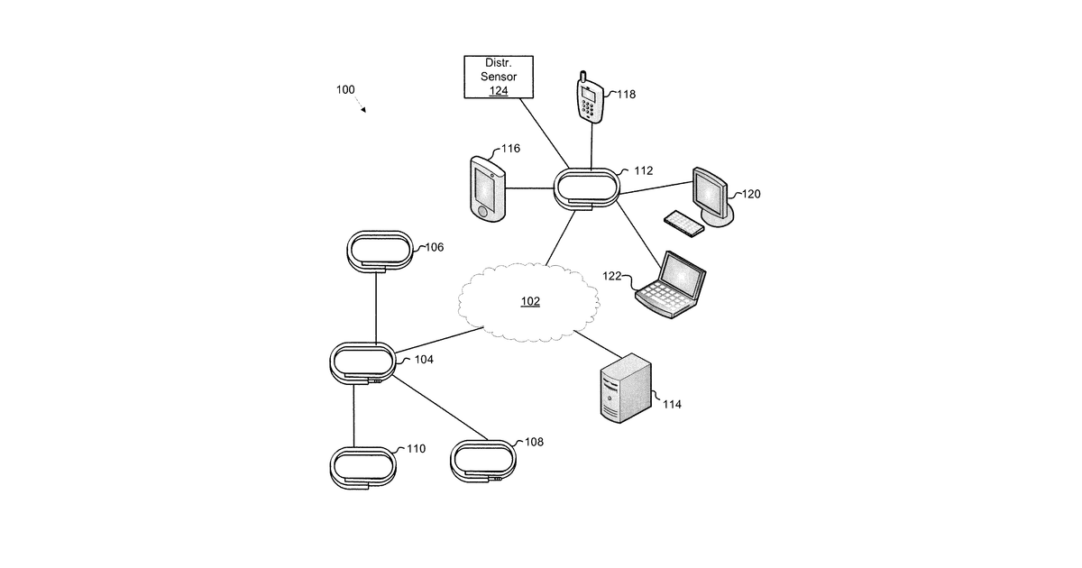 Patent drawing for General health and wellness management method and apparatus for a wellness application using data associated with data-capable band