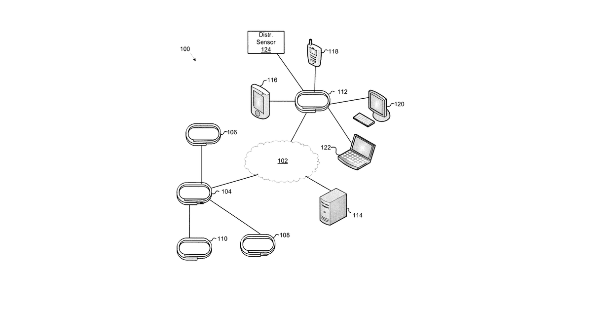 Patent drawing for General health and wellness management method and apparatus for a wellness application using data associated with a data-capable band