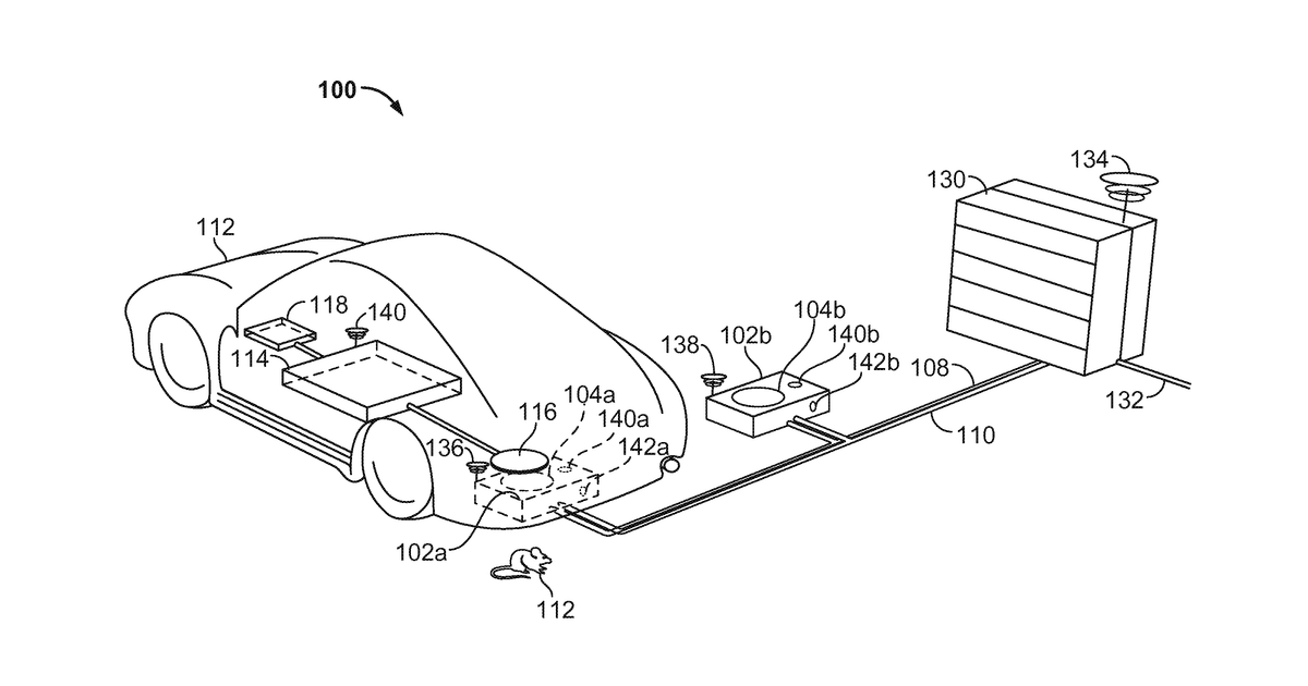 Patent drawing for Systems, methods, and apparatus related to inductive power transfer transmitter with sonic emitter
