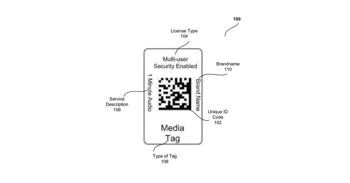 Patent drawing for Using Low-Cost Tags to Facilitate Mobile Transactions