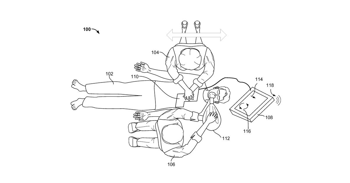 Patent drawing for Cameras for Emergency Rescue