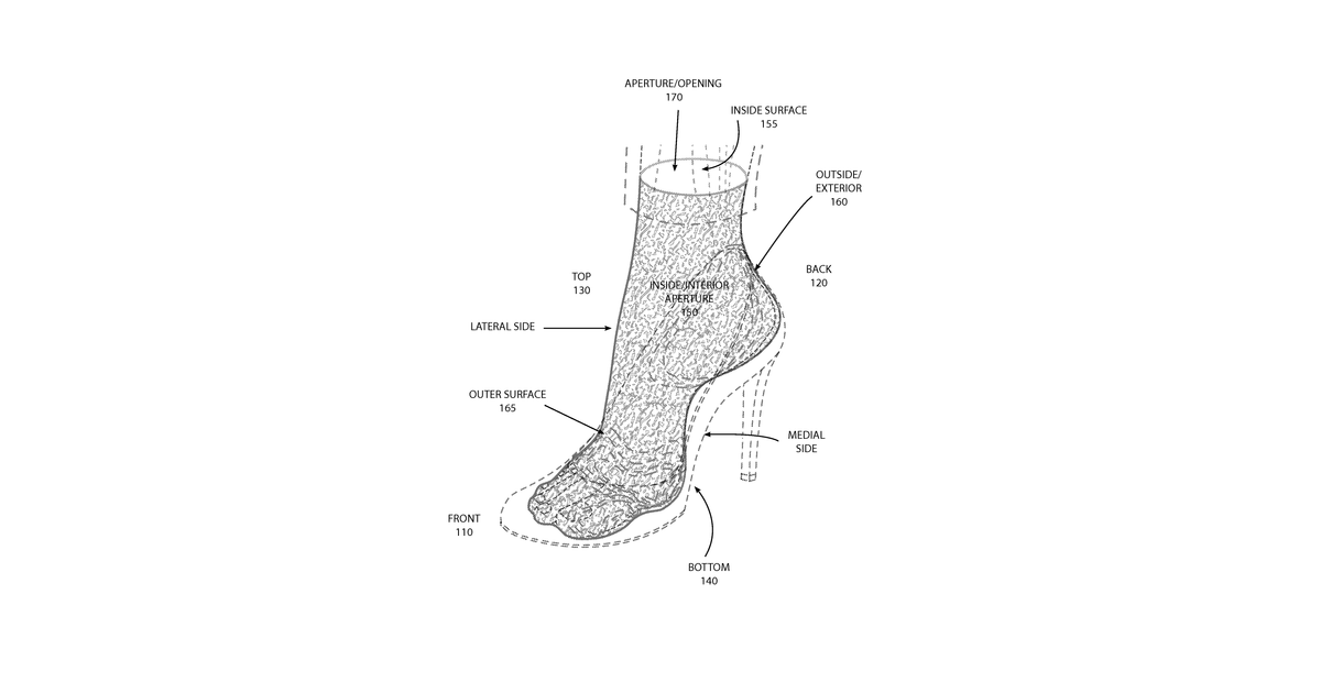 Patent drawing for Foot Membrane