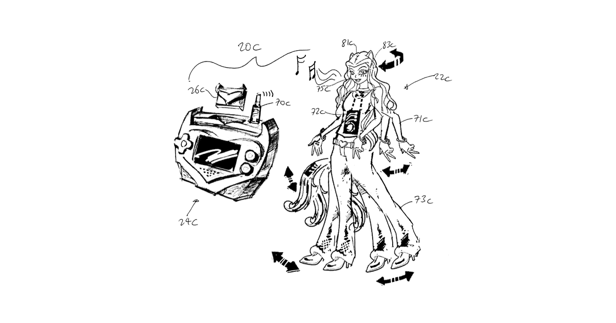 Patent drawing for Interactive Toy Systems and Methods