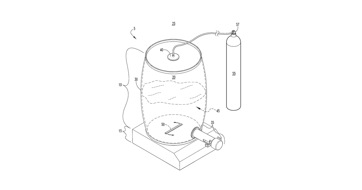 Patent drawing for System and methods for distributing and dispensing chocolates