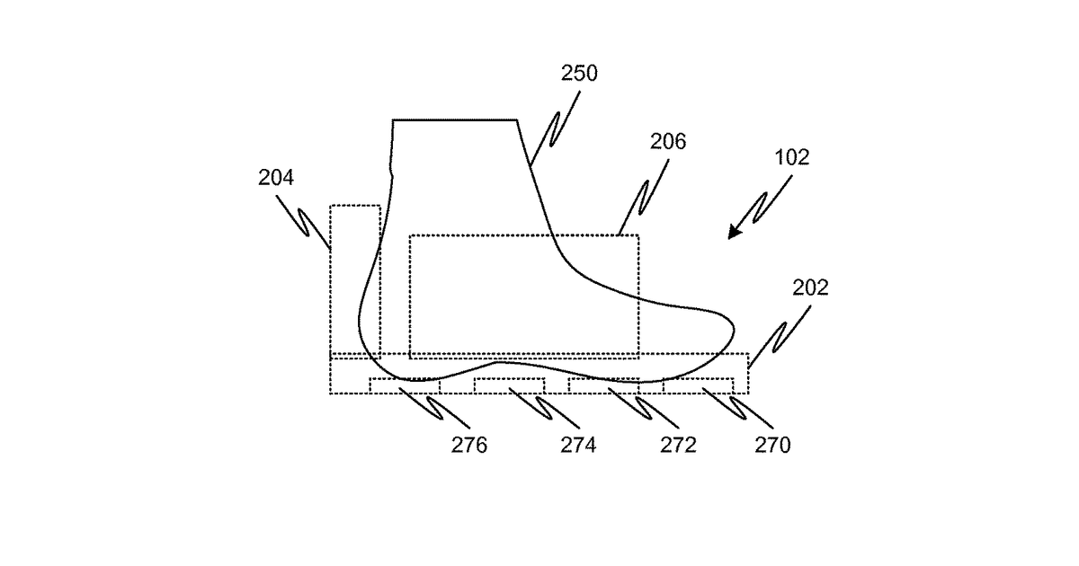 Patent drawing for Gait Analysis Devices, Methods, and Systems