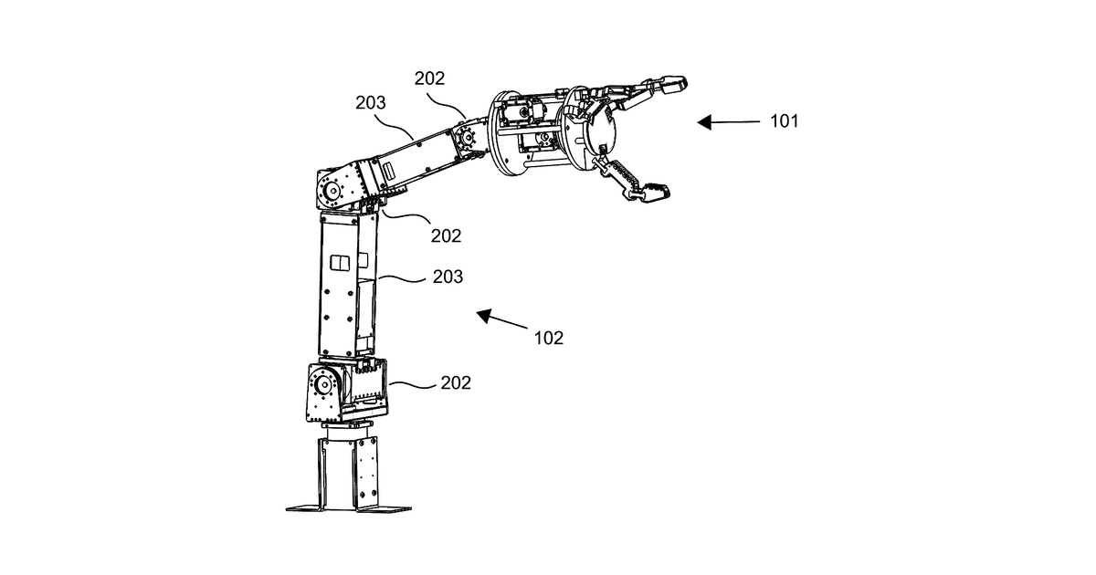 Patent drawing for Robotic systems, methods, and end-effectors for harvesting produce