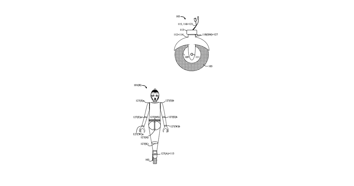 Patent drawing for Self-Balancing Robot System Comprising Robotic Omniwheel