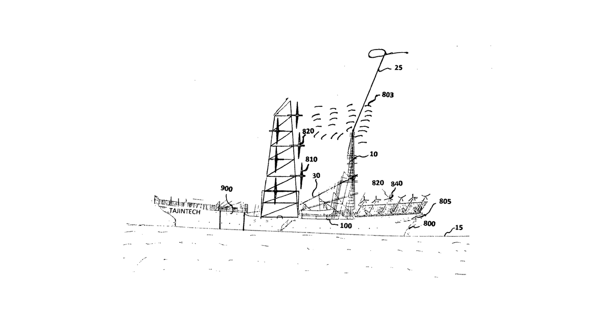 Patent drawing for Advanced method of generating and producing energy from seawater