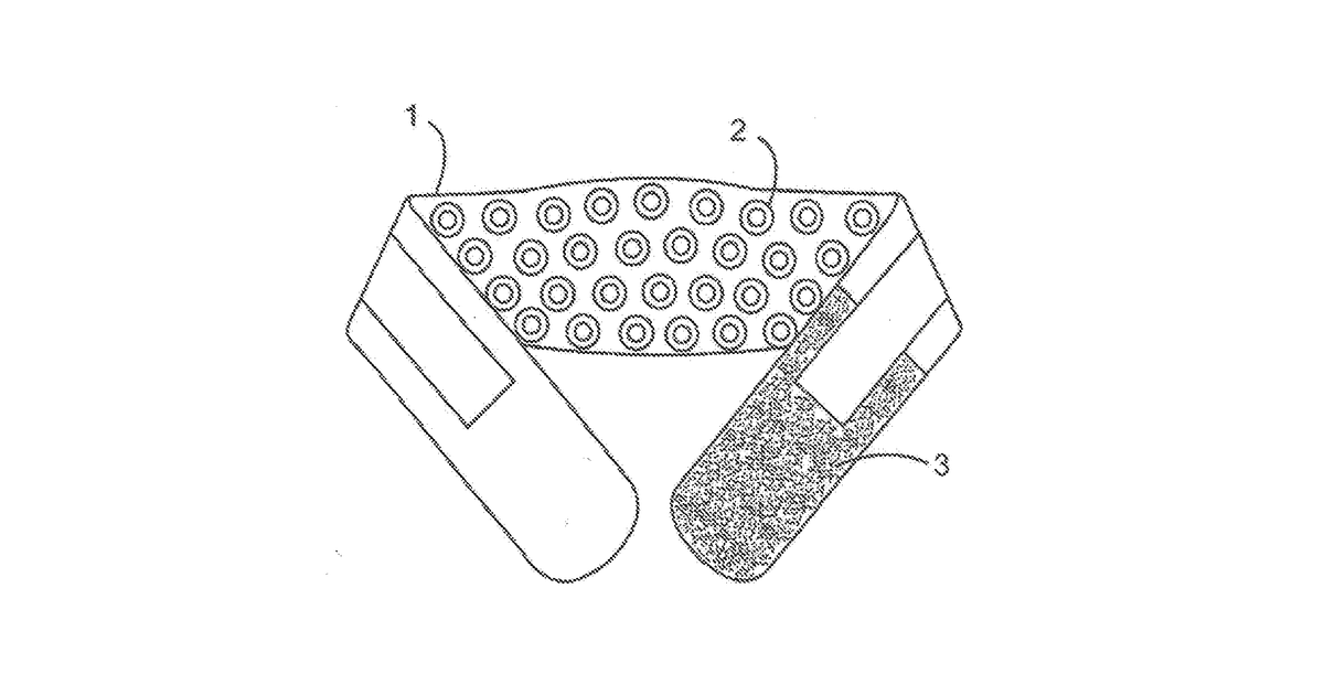 Patent drawing for Portable, Pre-calibrated and Wearable Laser Device for Treating Pain and Inflammation