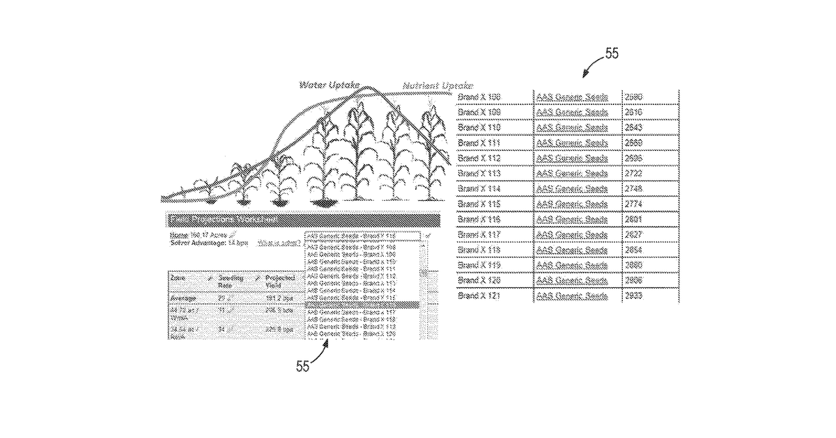 Patent drawing for Agronomic systems, methods and apparatuses