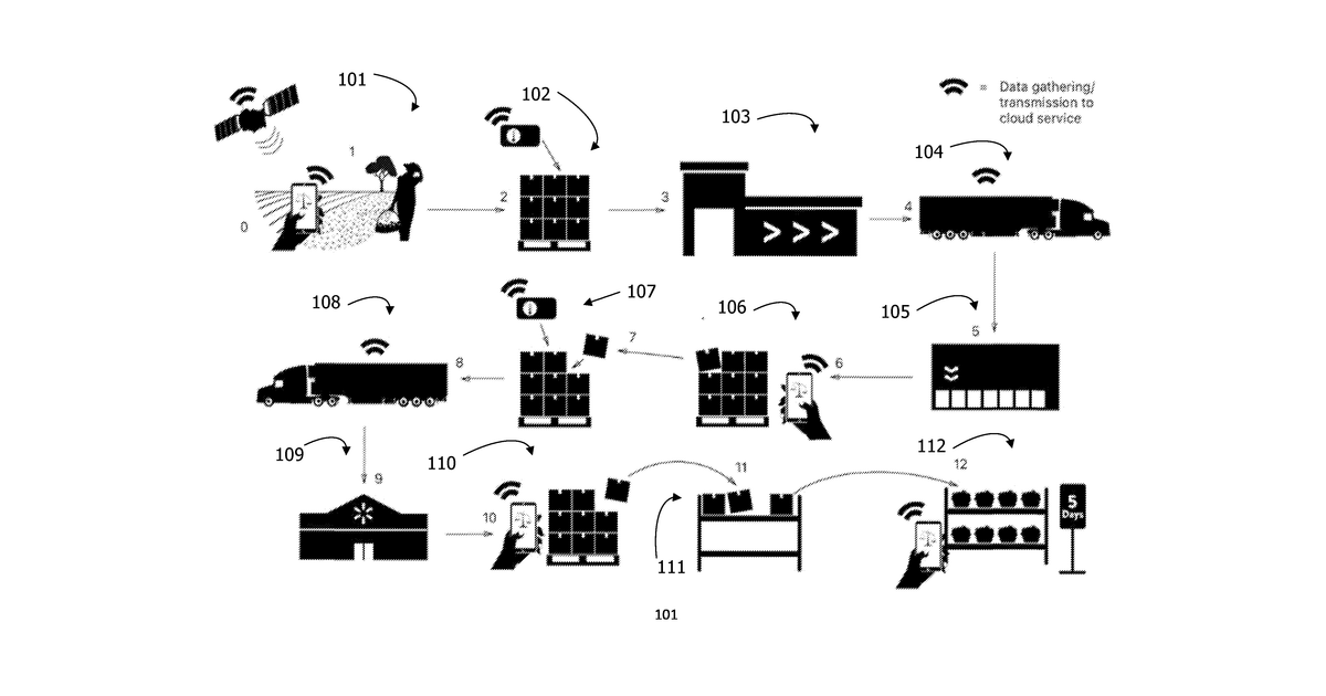Patent drawing for Predicting shelf life based on item specific metrics