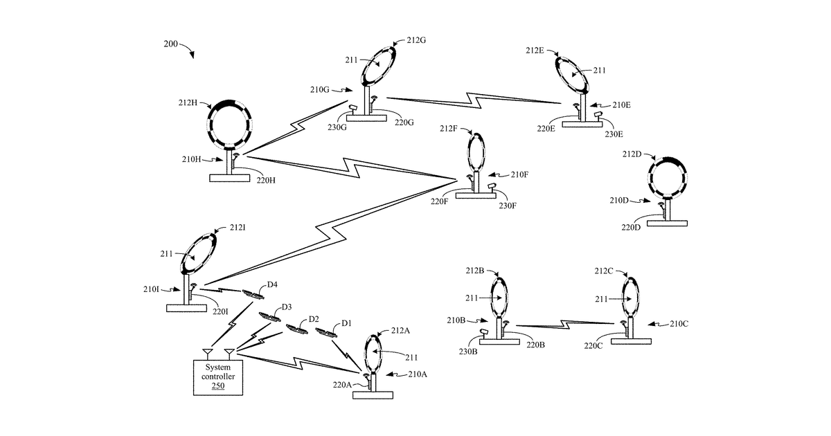 Patent drawing for Fiducial gates for drone racing