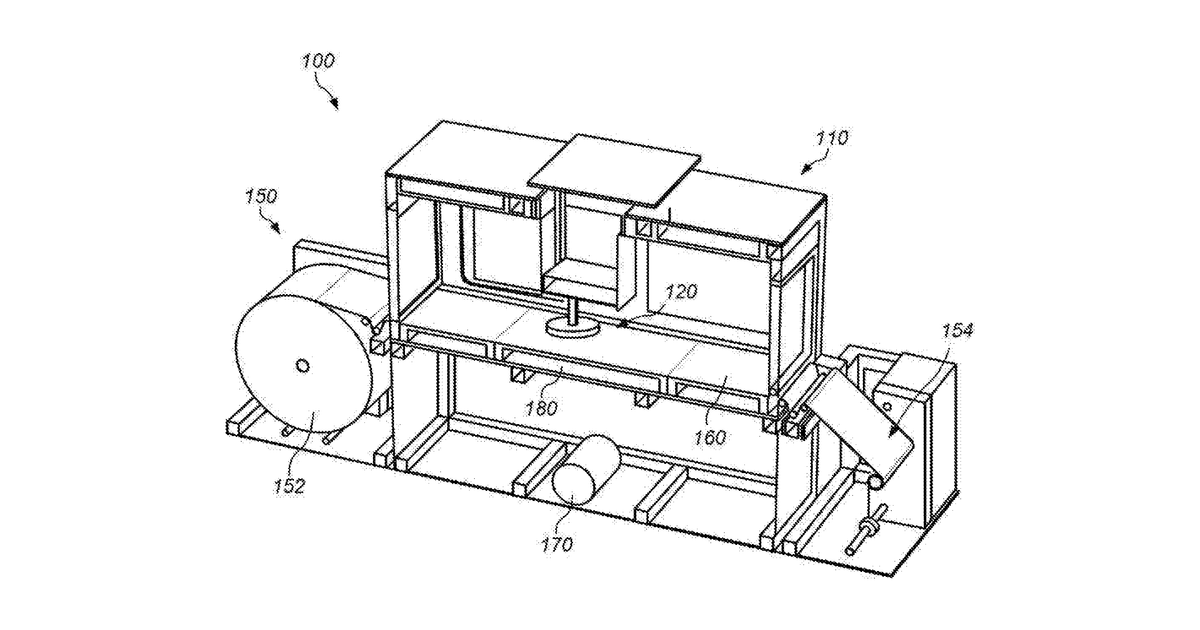Patent drawing for Use of Microfibers and/or Nanofibers in Apparel and Footwear