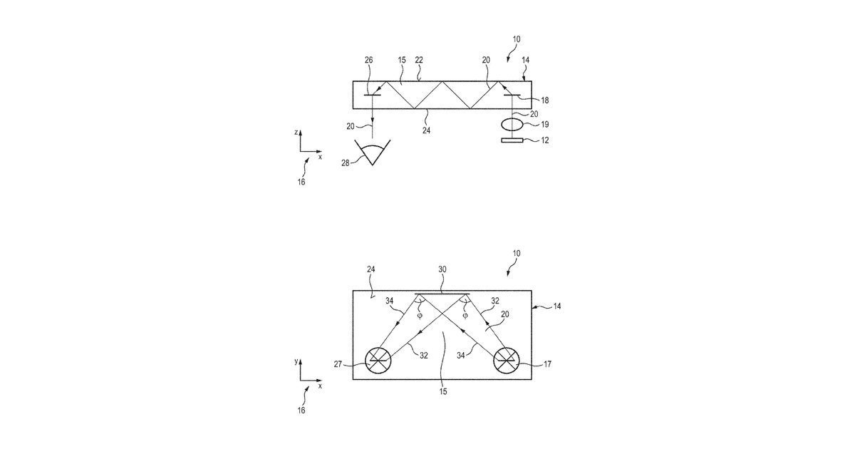 Patent drawing for Optical system for transmitting a source image