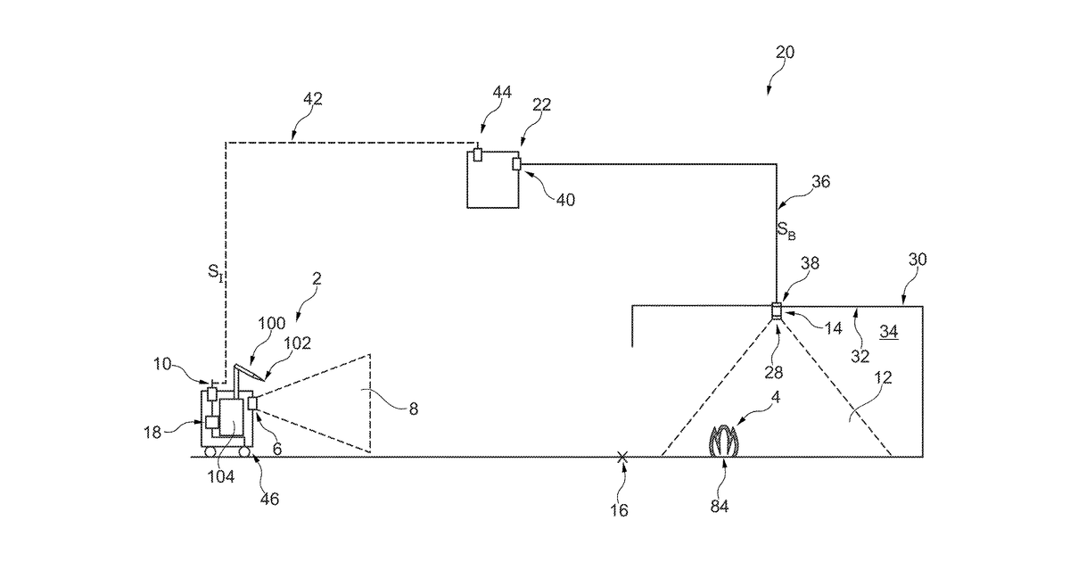 Patent drawing for Extinguishing Robot