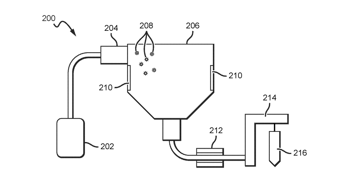 Patent drawing for Systems and Methods of Sanitizing Powdered Milk