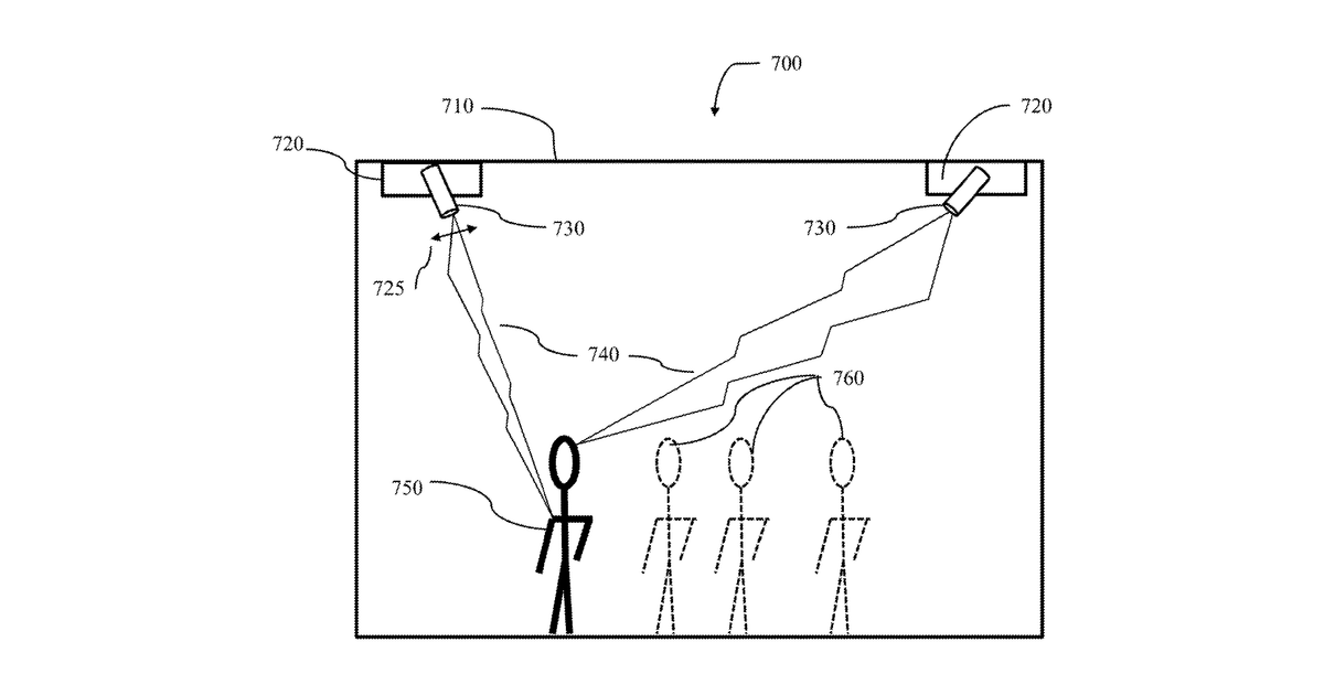 Patent drawing for System and method for active shooter defense