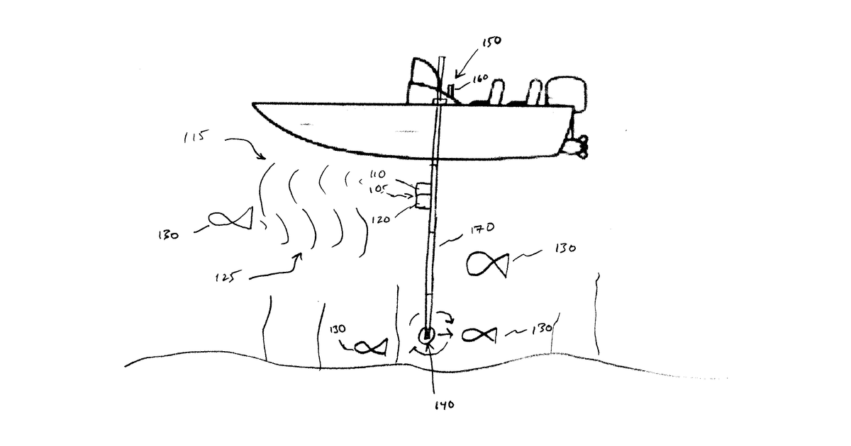 Patent drawing for Fish finding devices, systems and methods