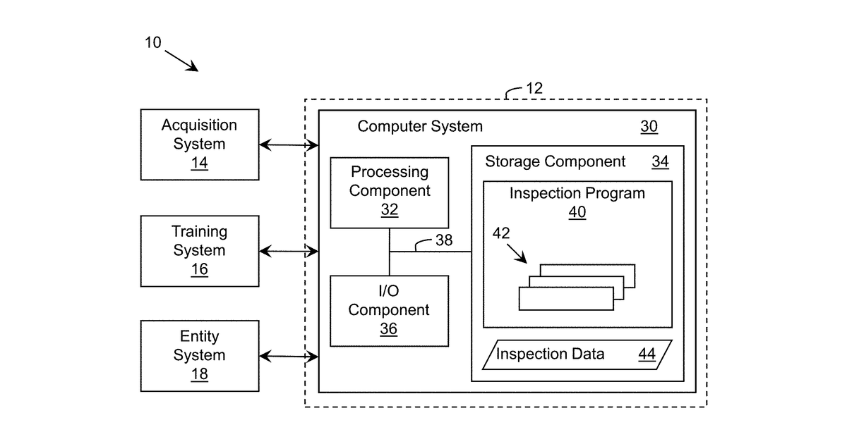 Patent drawing for Machine Vision Based Inspection