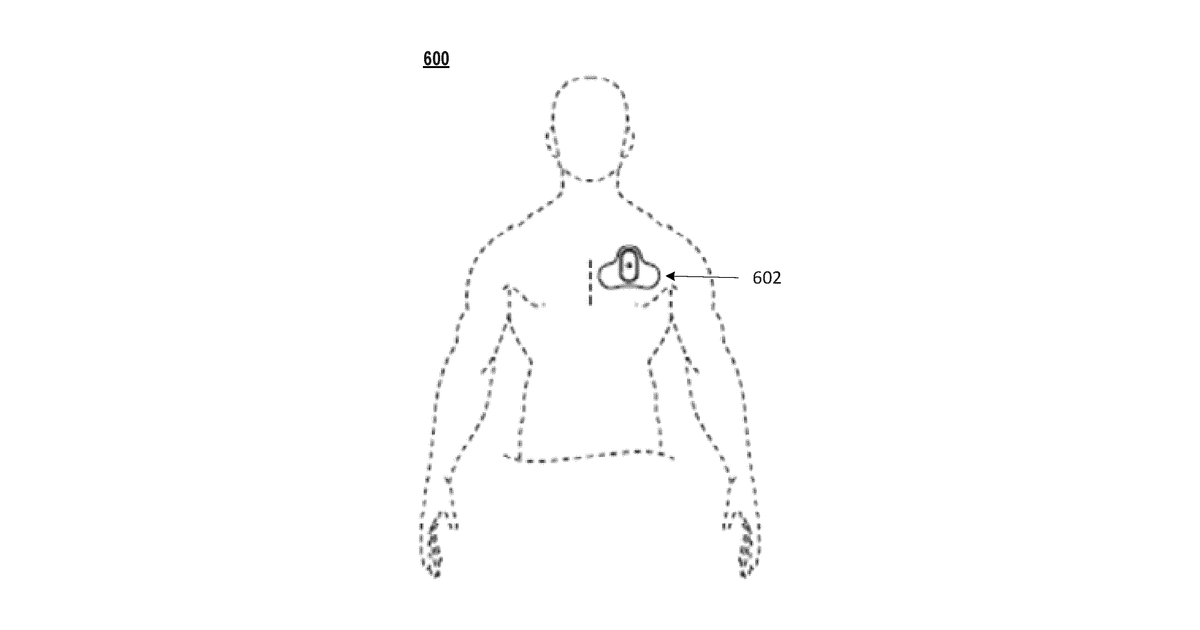 Patent drawing for A device, system, and method for measuring physiological phenomena and physical activivies in a subject