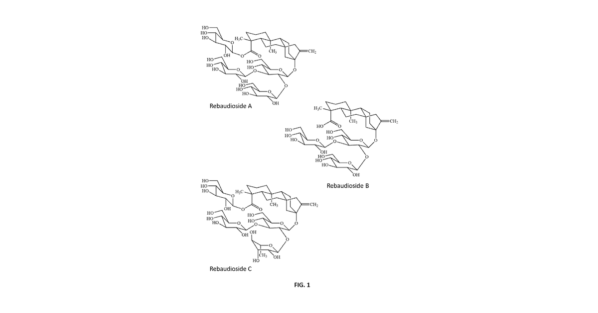 Patent drawing for Methods and compositions for improved taste quality