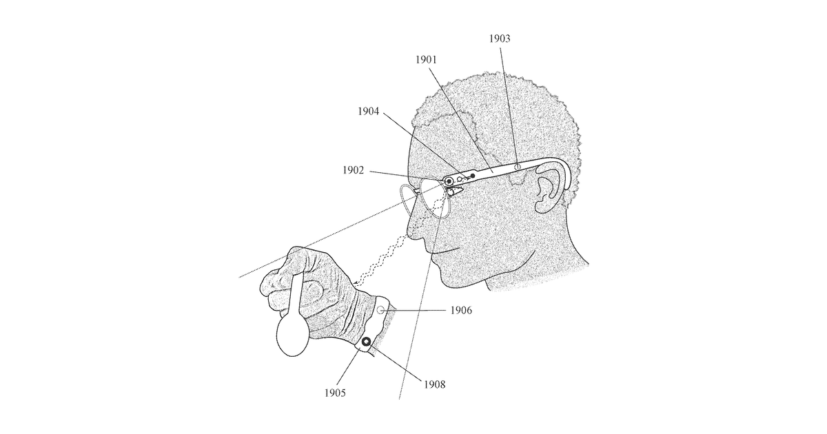 Patent drawing for Wearable Device and System for Nutritional Intake Monitoring and Management