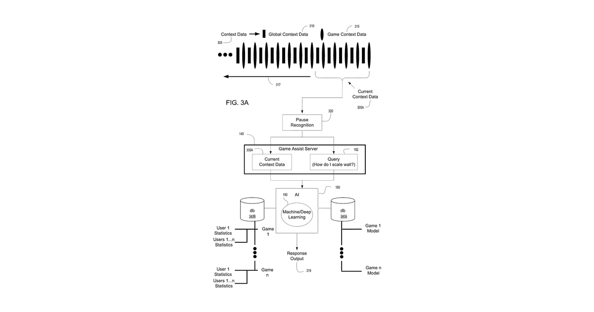 Patent drawing for Voice help system via hand held controller