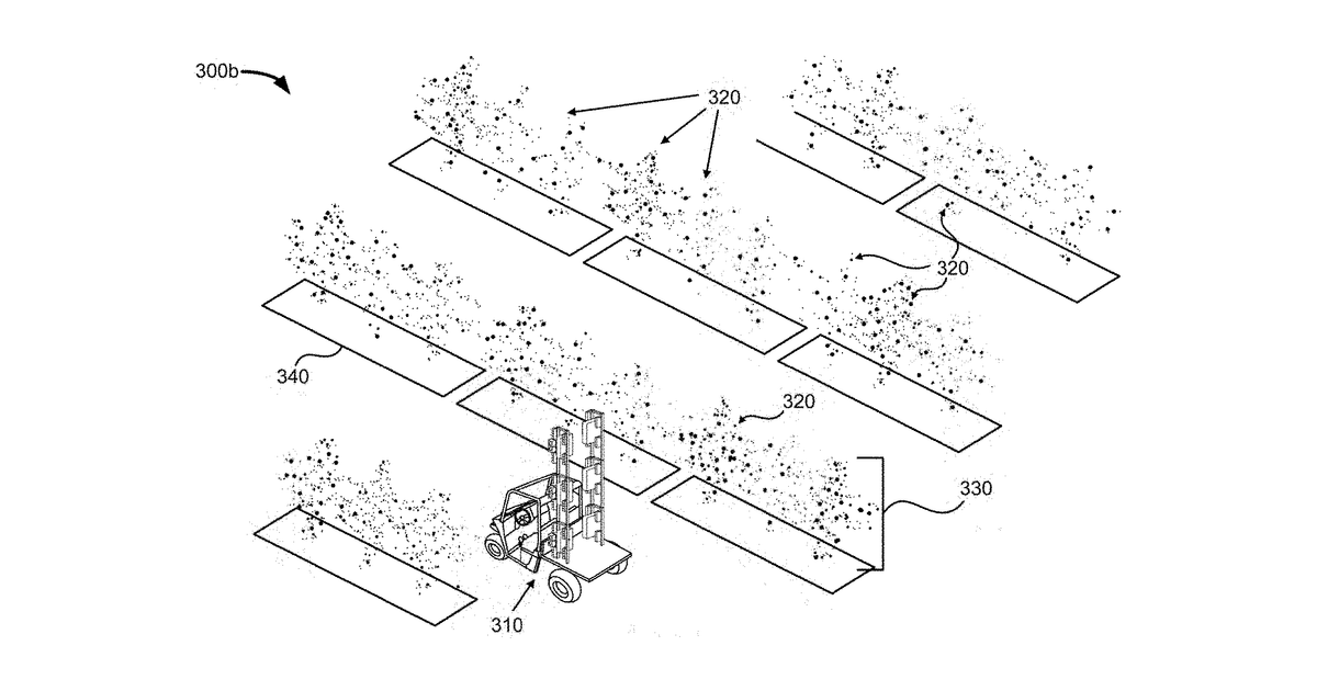 Patent drawing for Method of spraying small objects