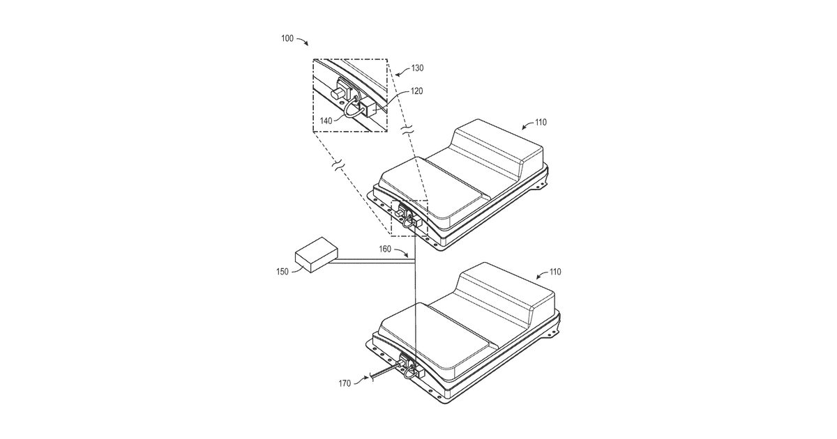Patent drawing for Energy storage system using second life batteries